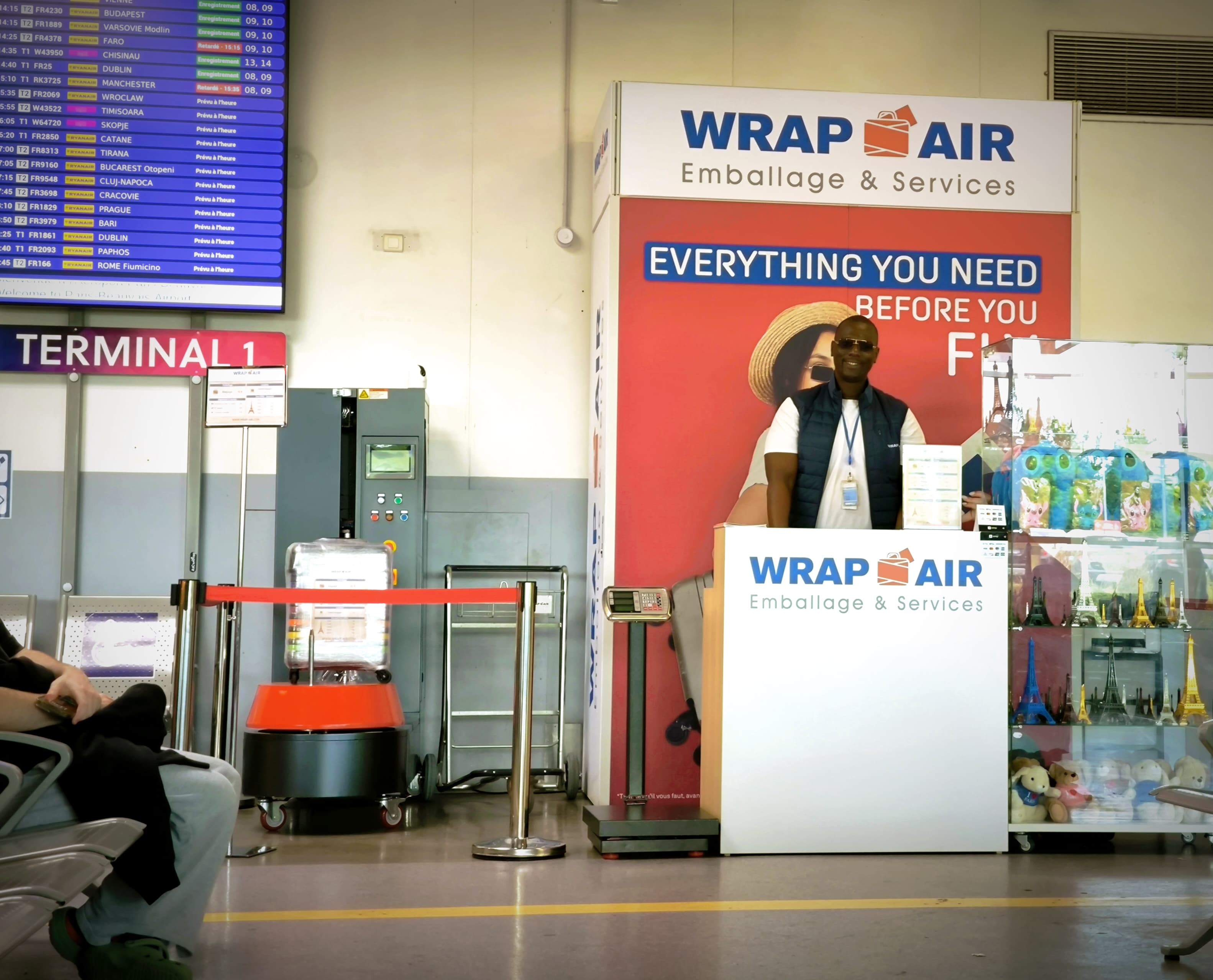 Stand WrapAir – Terminal 1, Aéroport Paris-Beauvais